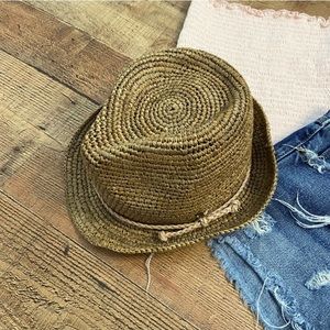 KOORINGAL Raffia Fedora Summer Hat